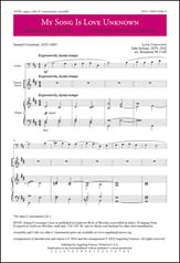 My Song Is Love Unknown SATB choral sheet music cover